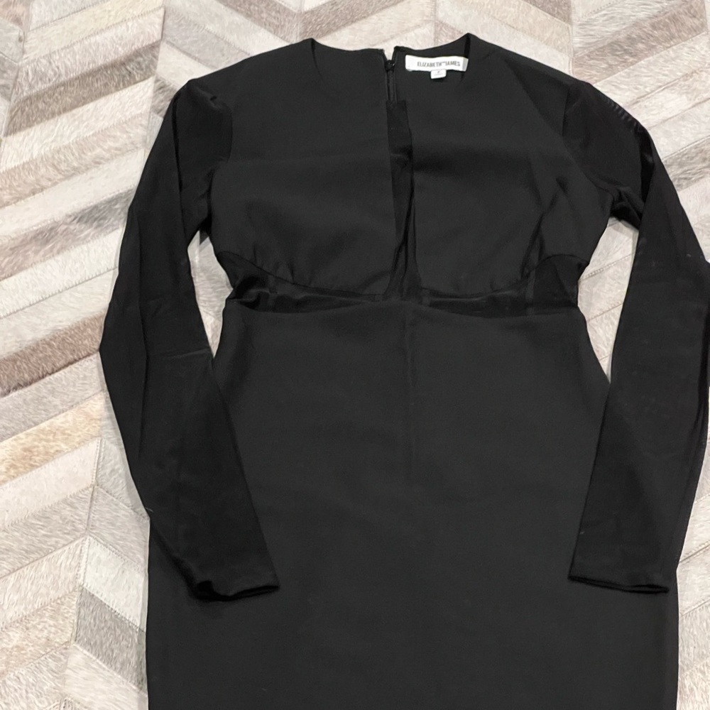 NEVER WORN: Elizabeth and James Black Sheath dress Size 4